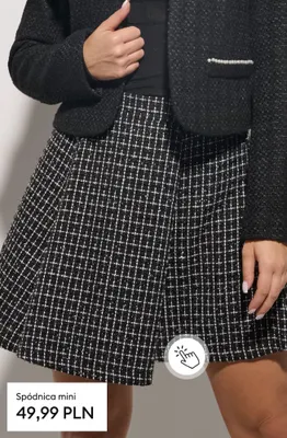 Spódnica mini promocja w Sinsay