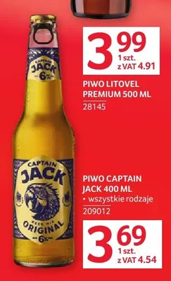 Piwo Captain Jack Original promocja w Selgros