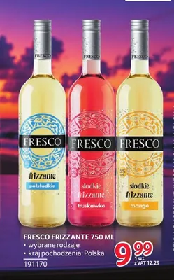 Wino musujące Fresco Frizzante słodkie truskawka promocja w Selgros