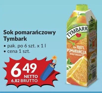 Sok pomarańczowy promocja w Makro