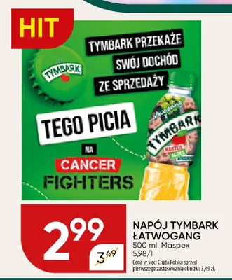 Napój Tymbark Łatwogang promocja w Chata Polska