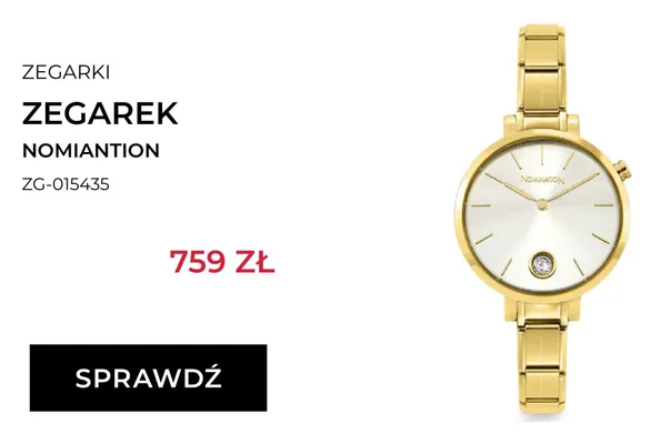 Zegarek Nomination ZG-015435 promocja w Briju