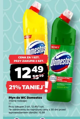 Płyn do WC Domestos promocja w Netto
