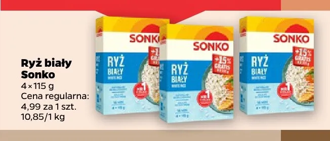 Ryż biały Sonko promocja w Netto