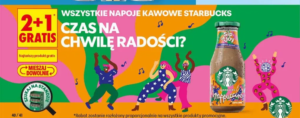 Napój kawowy Starbucks Frappuccino promocja w Biedronka