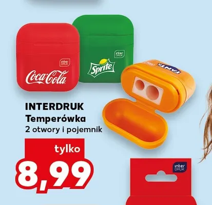 Temperówka Interdruk 2 otwory i pojemnik promocja w Kaufland