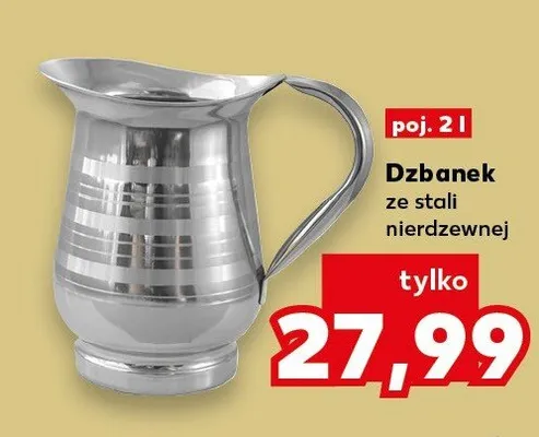 Dzbanek ze stali nierdzewnej promocja w Kaufland