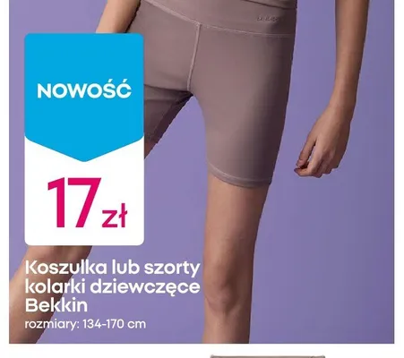 Szorty kolarki dziewczęce Bekkin promocja w Pepco
