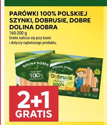 Parówki Dobrusie Dolina Dobra promocja w Stokrotka