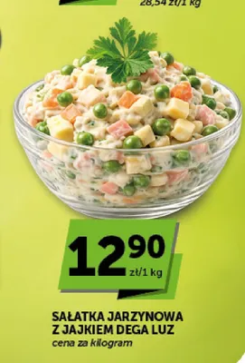 Sałatka jarzynowa z jajkiem Dega luz promocja w Groszek