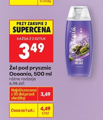 Żel pod prysznic różne rodzaje promocja w Biedronka