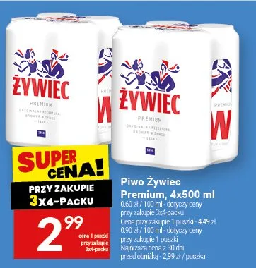 Piwo Żywiec Premium promocja w Twój Market