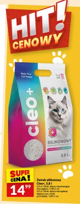 Żwirek silikonowy Cleo+ promocja w Twój Market