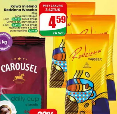 Kawa ziarnista Daily Cup Classic Carousel promocja w Dino