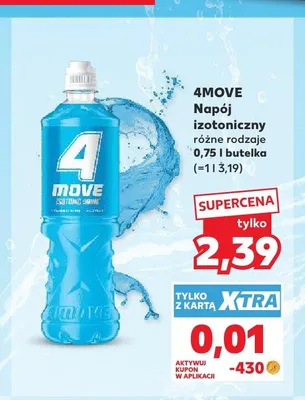 Napój izotoniczny 4Move promocja w Kaufland