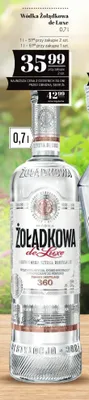 Wódka Żołądkowa de Luxe promocja w POLOmarket