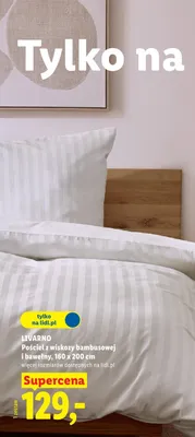 Pościel z wiskozy bambusowej i bawełny, 160 x 200 cm promocja w Lidl