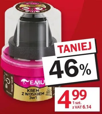 Krem do obuwia EMU brązowy promocja w Selgros