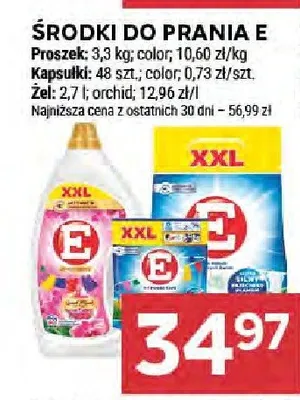Środki do prania E żel orchid promocja w Stokrotka