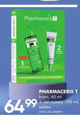 Zestaw krem Pharmaceris T + żel myjący Pharmaceris promocja w Super-Pharm