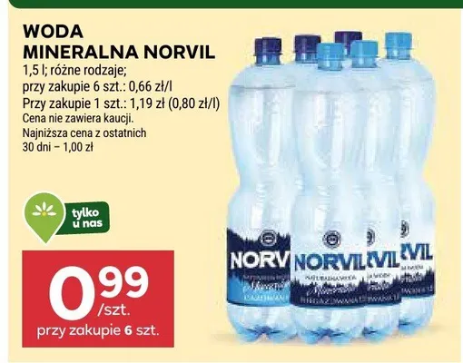 Woda mineralna promocja w Stokrotka