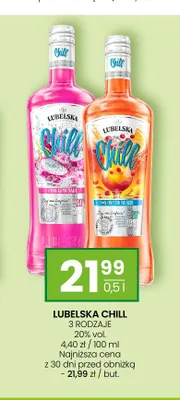Likier Lubelska Chill Pink Lemonade promocja w Twój Market