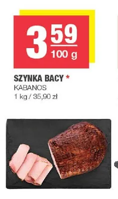 Szynka bacy Kabanos promocja w SPAR