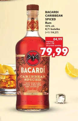 Rum Bacardi Caribbean Spiced promocja w Kaufland