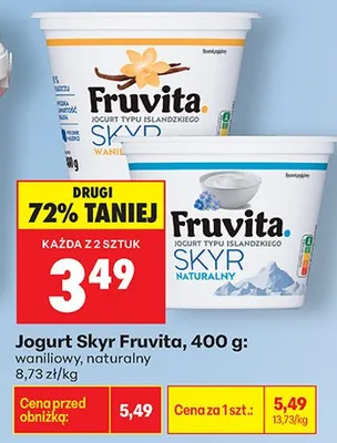 Jogurt Skyr waniliowy promocja w Biedronka