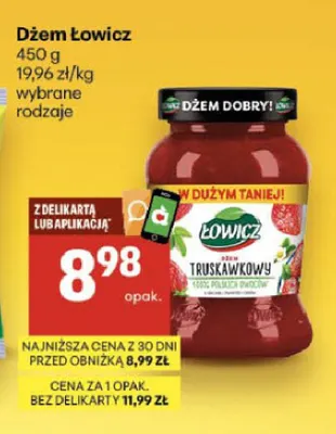 Dżem Łowicz promocja w Delikatesy Centrum