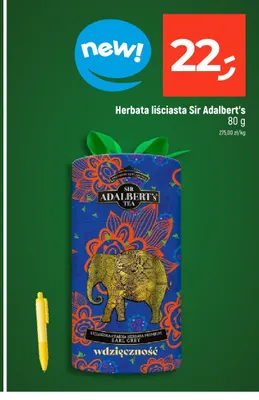 Herbata liściasta Sir Adalbert's Cejlońska czarna premium Earl Grey Wdzięczność promocja w Dealz