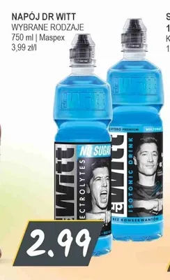 Napój Dr Witt No Sugar Electrolytes promocja w Słoneczko
