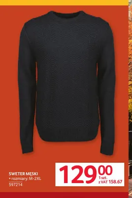 Sweter męski promocja w Selgros