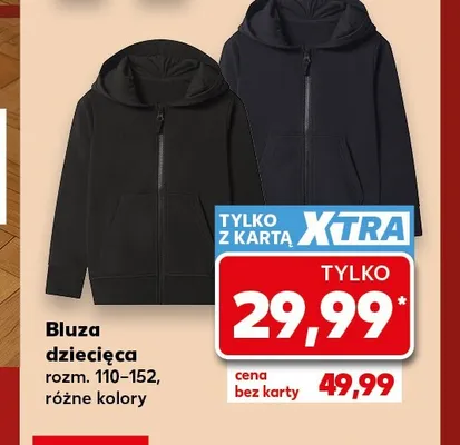 Bluza dziecięca z kapturem promocja w Kaufland