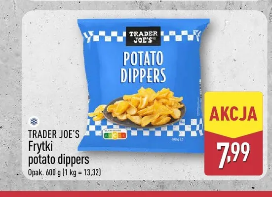 Frytki mrożone potato dippers Trader Joe's promocja w Aldi