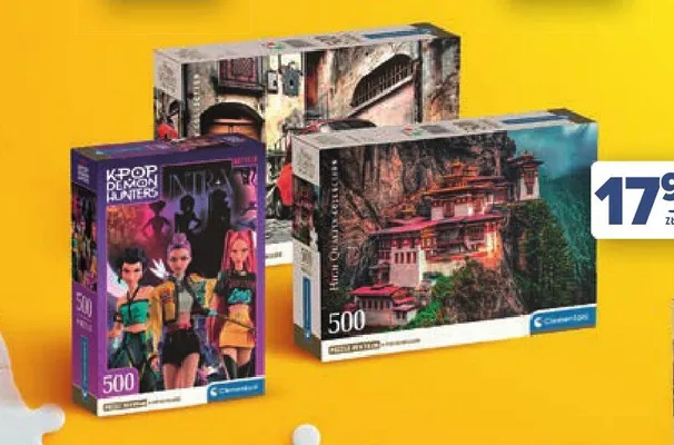 Puzzle Clementoni 500 elementów krajobraz promocja w Stokrotka