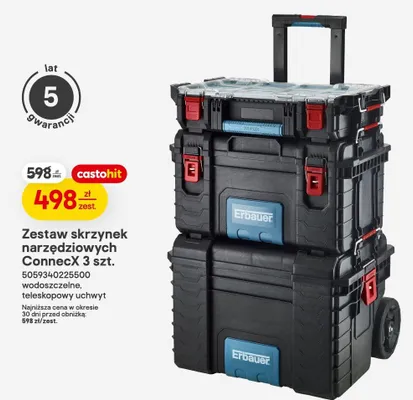 Zestaw skrzynek narzędziowych promocja w Castorama