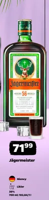 Likier Jägermeister Niemcy promocja w Netto