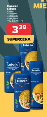 Makaron Lubella świderki promocja w Netto
