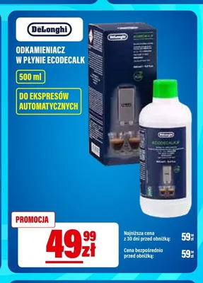 Odkamieniacz w płynie DeLonghi EcoDecalk promocja w RTV EURO AGD