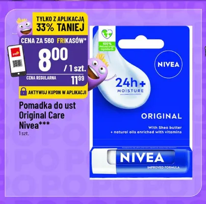 Pomadka do ust Nivea Original Care promocja w POLOmarket
