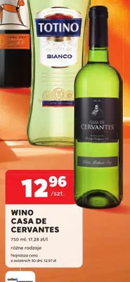 Wino Casa de Cervantes promocja w Stokrotka