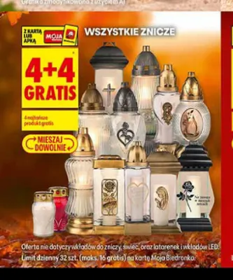 Znicze promocja w Biedronka