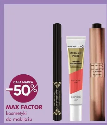 Kosmetyki do makijażu promocja w Super-Pharm