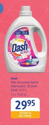 Płyn do prania tkanin kolorowych Dash promocja w Drogerie DM