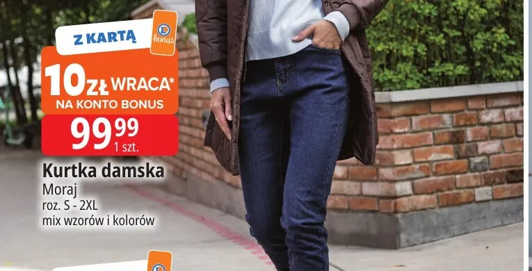 Kurtka damska Moraj promocja w Leclerc