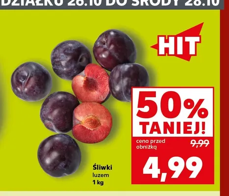 Śliwki promocja w Kaufland