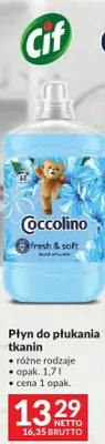 Płyn do płukania tkanin Coccolino różne rodzaje promocja w Makro