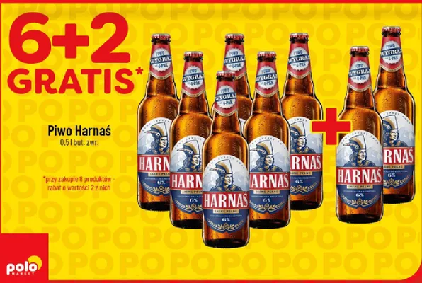 Piwo Harnaś Jasne Pełne promocja w POLOmarket