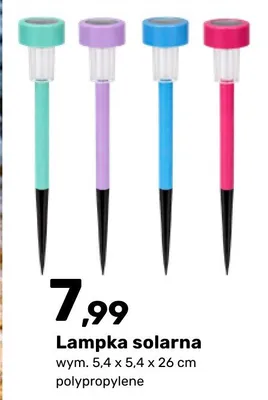 Lampka solarna promocja w Bricomarche